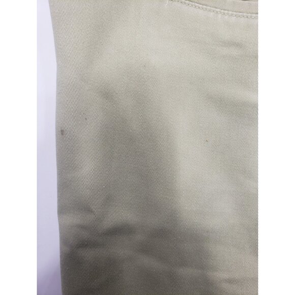 Lee Men’s Khaki Extreme Motion Flat Front Relaxed Taper Pants Size 40X30 - Picture 9 of 11